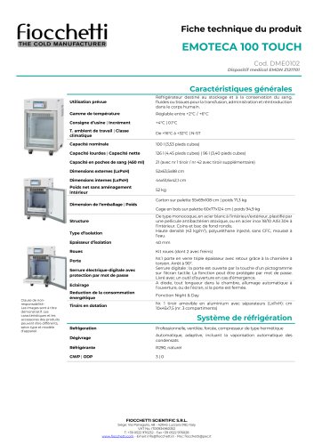 EMOTECA 100 ECT-F TOUCH