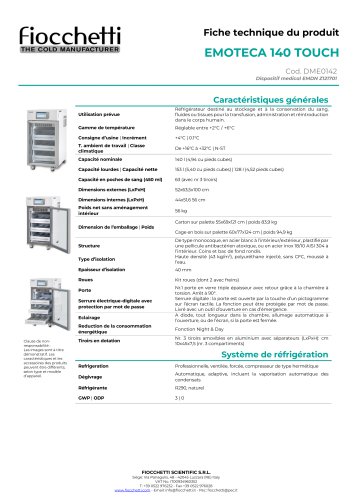 EMOTECA 140 ECT-F TOUCH