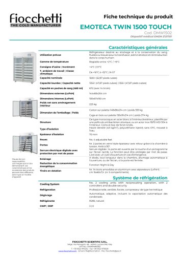 EMOTECA TWIN 1500 ECT-F TOUCH