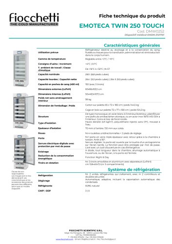 EMOTECA TWIN 250 TOUCH