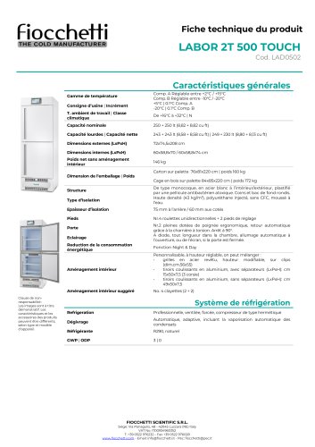 LABOR 2T 500 ECT-F TOUCH