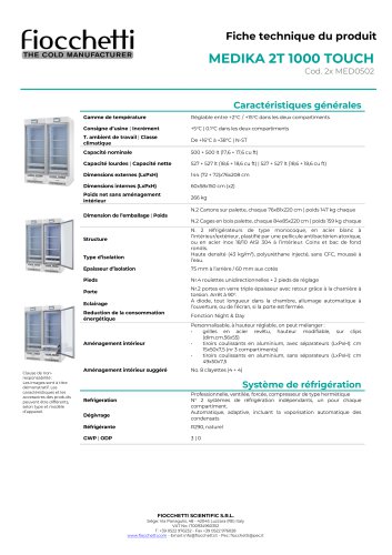MEDIKA 2T 1000 ECT-F TOUCH