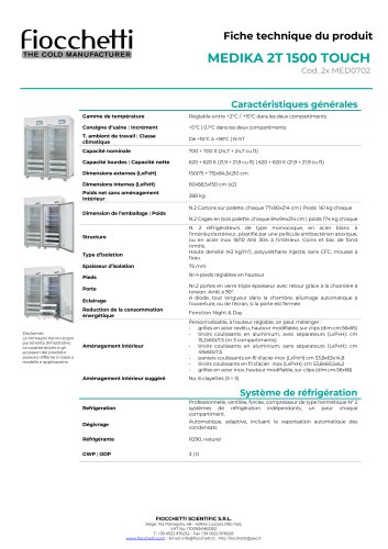 MEDIKA 2T 1500 ECT-F TOUCH