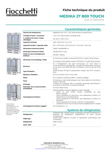 MEDIKA 2T 800 ECT-F TOUCH