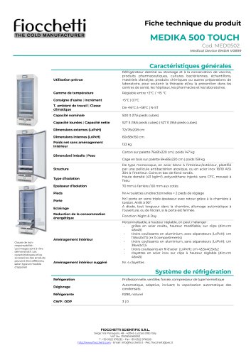 MEDIKA 500 ECT-F TOUCH