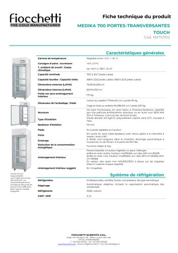 MEDIKA 700 PT ECT-F TOUCH