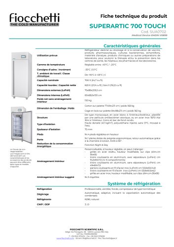 SUPERARTIC 700 TOUCH