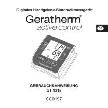 Geratherm® active control ensiomètre numérique de mesure au poignet GT-1215 - 3