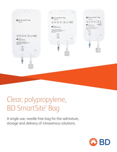 BD SmartSite™ Bags Brochure