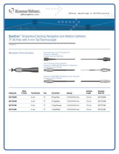 QWIKSTAR 7F 26-pole with 4 mm Tip/Thermocouple