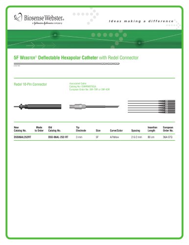 WEBSTER 5F Hexapolar Pediatric Catheter