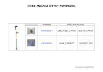 CANNE ANGLAISE ENFANT W2015002001 - 1