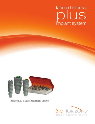 tapered internal plus implant system