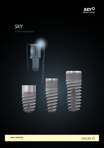 bredent medical - SKY Système implantaire - blueSKY, narrowSKY, classicSKY