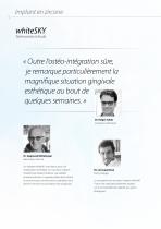 Implant en zircone – whiteSKY Alveo Line & Tissue Line - 10