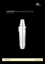 Implant en zircone – whiteSKY Alveo Line & Tissue Line - 1