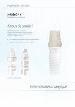 whiteSKY Alveo Line & Tissue Line – Implant en zircone - 8