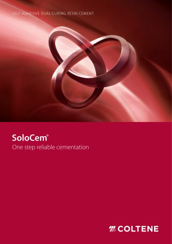 solocem one step reliable cementation