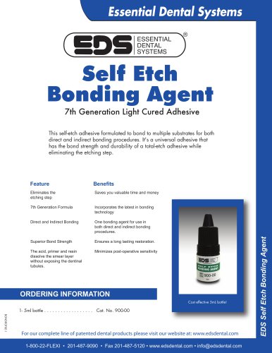 Self Etch Bonding Agent