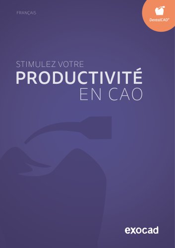 STIMULEZ VOTRE EN CAO PRODUCTIVITÉ