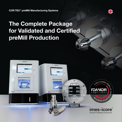 CORiTEC® preMill Manufacturing Systems