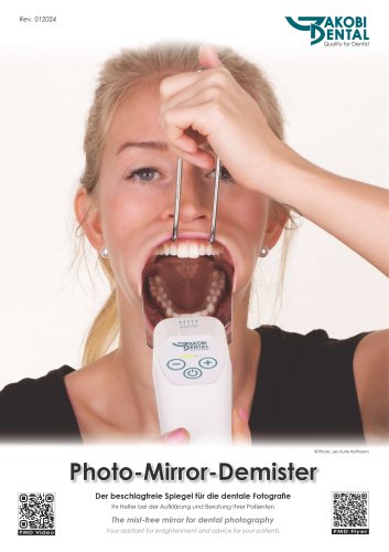 Photo-Mirror-Demister made by Jakobi Dental GmbH