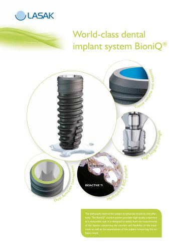 World-class dental implant system BioniQ®