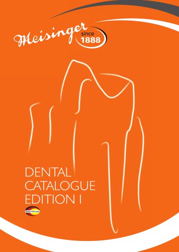 DENTAL CATALOGUE EDITION I