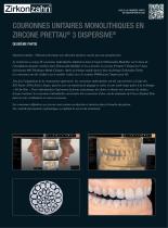 Couronne unitaires monolithiques en Zircone  Prettau® 3 Dispersive®_Deuxieme partie - 2