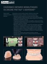 Couronnes unitaires monolithiques en Zircone Prettau® 3 Dispersive® - 2