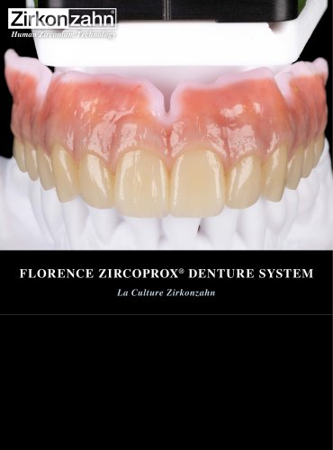 Encart Florence Zircoprox® Denture System