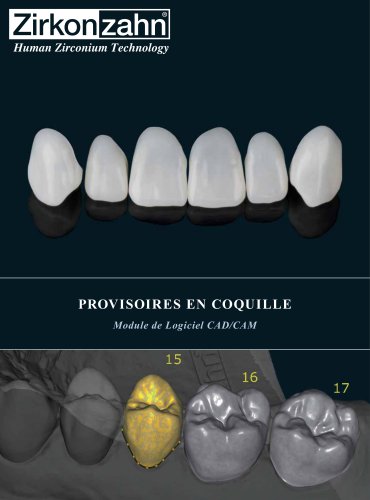 Galerie de cas Provisoires en coquille