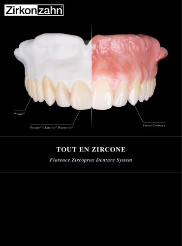 Galerie de cas Tout en zircone – Florence Zircoprox Denture System