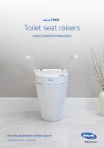 Toilet seat raisers