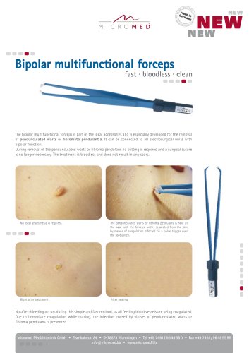 Bipolar multifunctional forceps