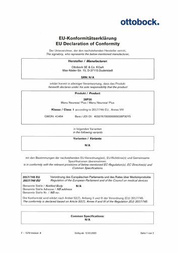 EU Declaration of Conformity