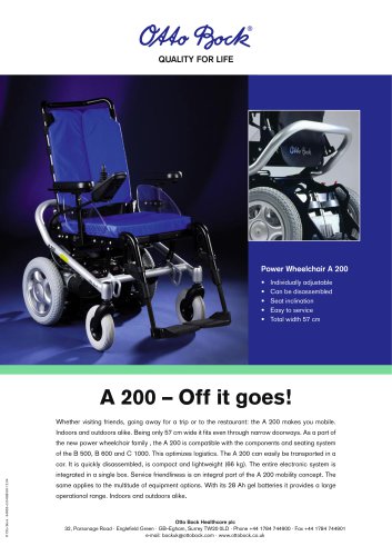 Power Wheelchair A 200