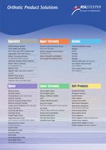 Orthotics Product Catalogue - 1