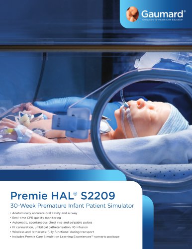 Premie HAL®  S2209 - 30-Week Premature Infant Patient Simulator