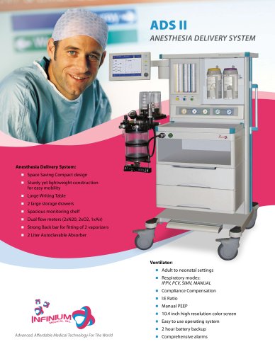 ADS II ANESTHESIA DELIVERY SYSTEM