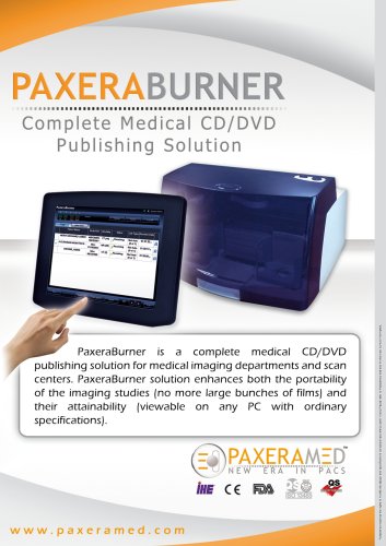 PaxeraBurner Brochure