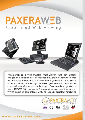 PaxeraWeb Brochure