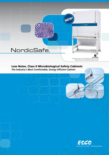 NordicSafe® Low Noise, Class II Microbiological Safety Cabinets