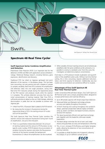 Swift Spectrum 48 Real Time Thermal Cyclers