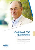 QuikRead FOB quantitative Prefilled Cuvettes