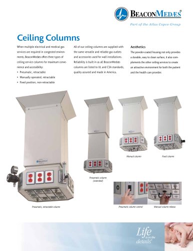 Ceiling Columns, Floor Pedestals & Hose Reels