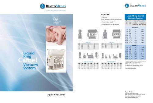 Liquid Ring 'Camel' Vacuum Systems