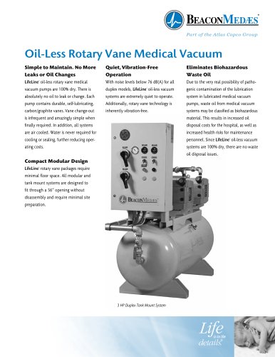 Oil-less Rotary Vane Medical Vacuum Systems_2029