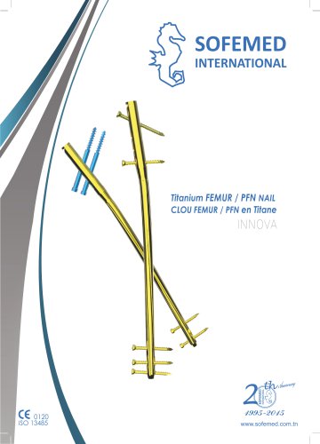 CLOU FEMUR en Titane crée par Sofemed International