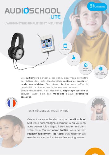 Audioschool LITE Brochure FR